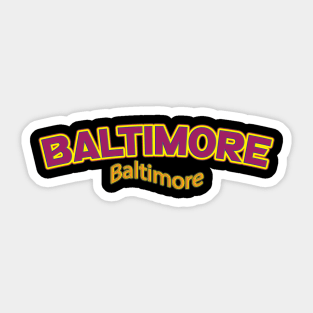 Baltimore (Nina Simone) Sticker